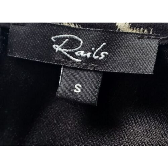 Rails Sophia Cheetah Romper Women's Black and Beige Sz Small EUC - Picture 5 of 8